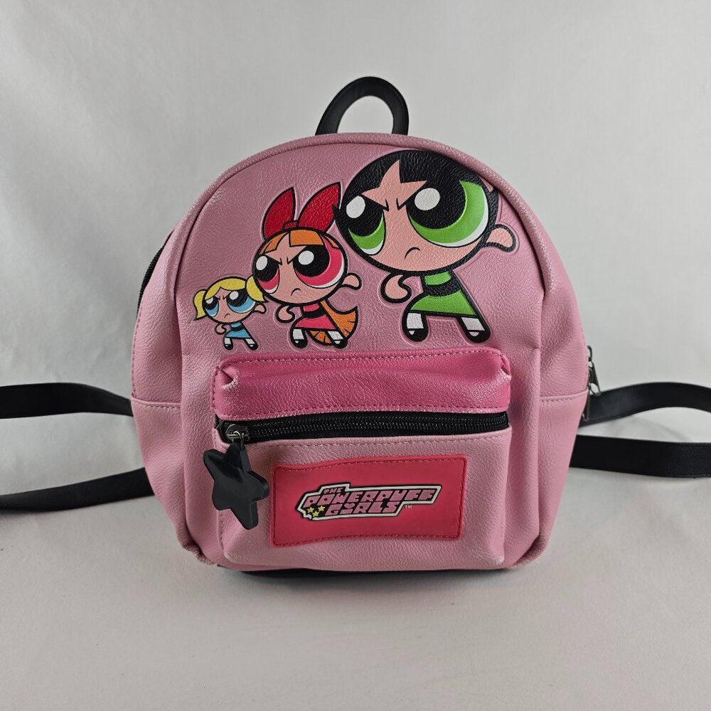 Powerpuff Girls Pink Mini Backpack Blossom Bubbles Buttercup Cartoon Network